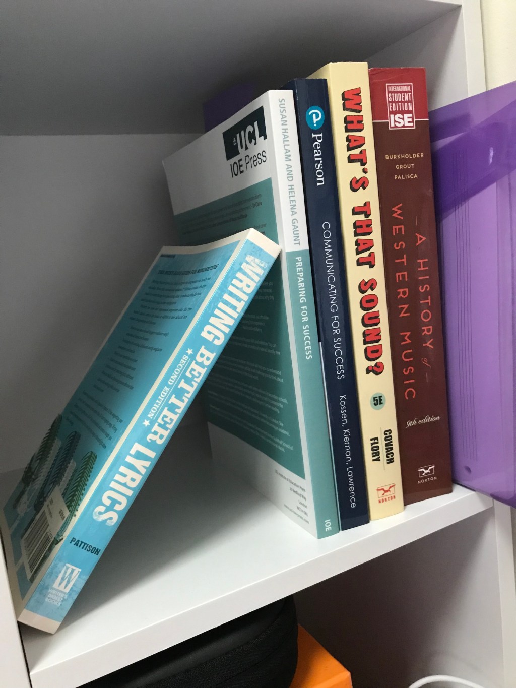 The music plays on and on… and so do I.